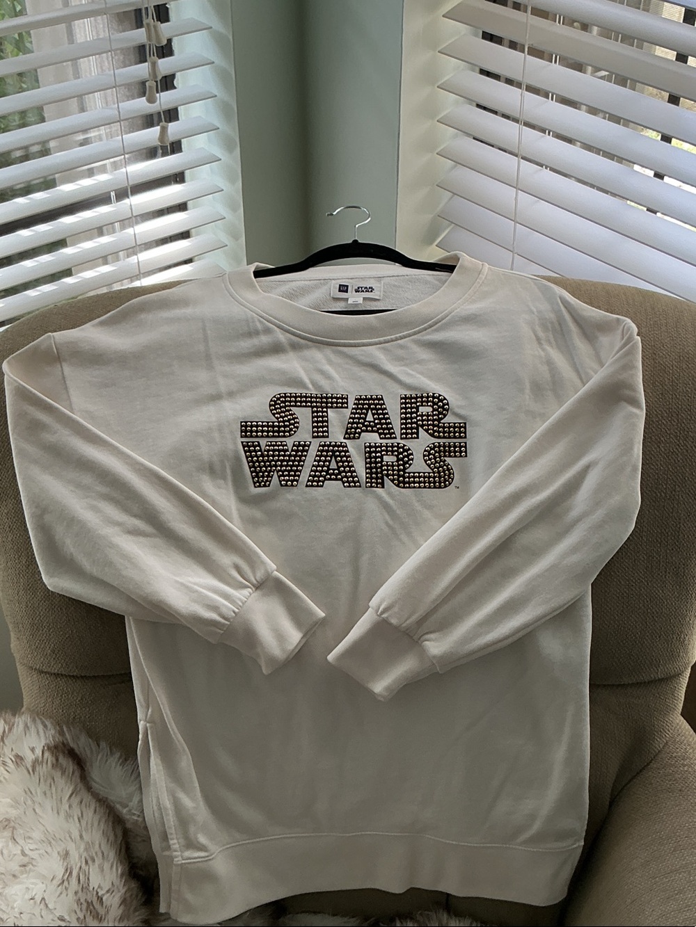 GAP Cream Star Wars Logo Sweatshirt